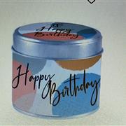 Happy birthday scented candle 