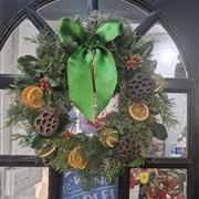 Traditional door wreaths 
