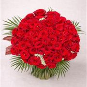 100 Luxury Red Roses