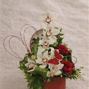 Velvet Orchid Hatbox large